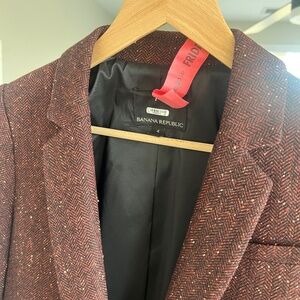 BR - Women's Blazer - Chic Chevron Texture